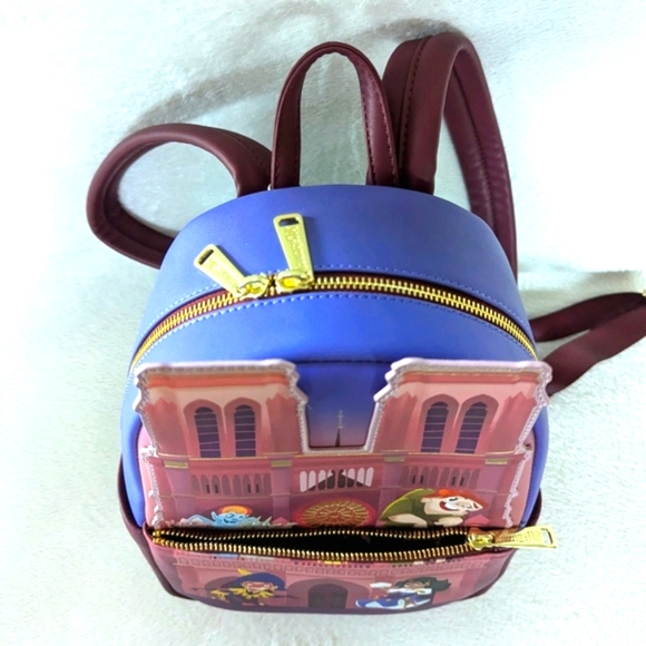 LOUNGEFLY x DISNEY | The Hunchback of Notre Dame Backpack 🎒, RARE Collectible - Picture 3 of 15